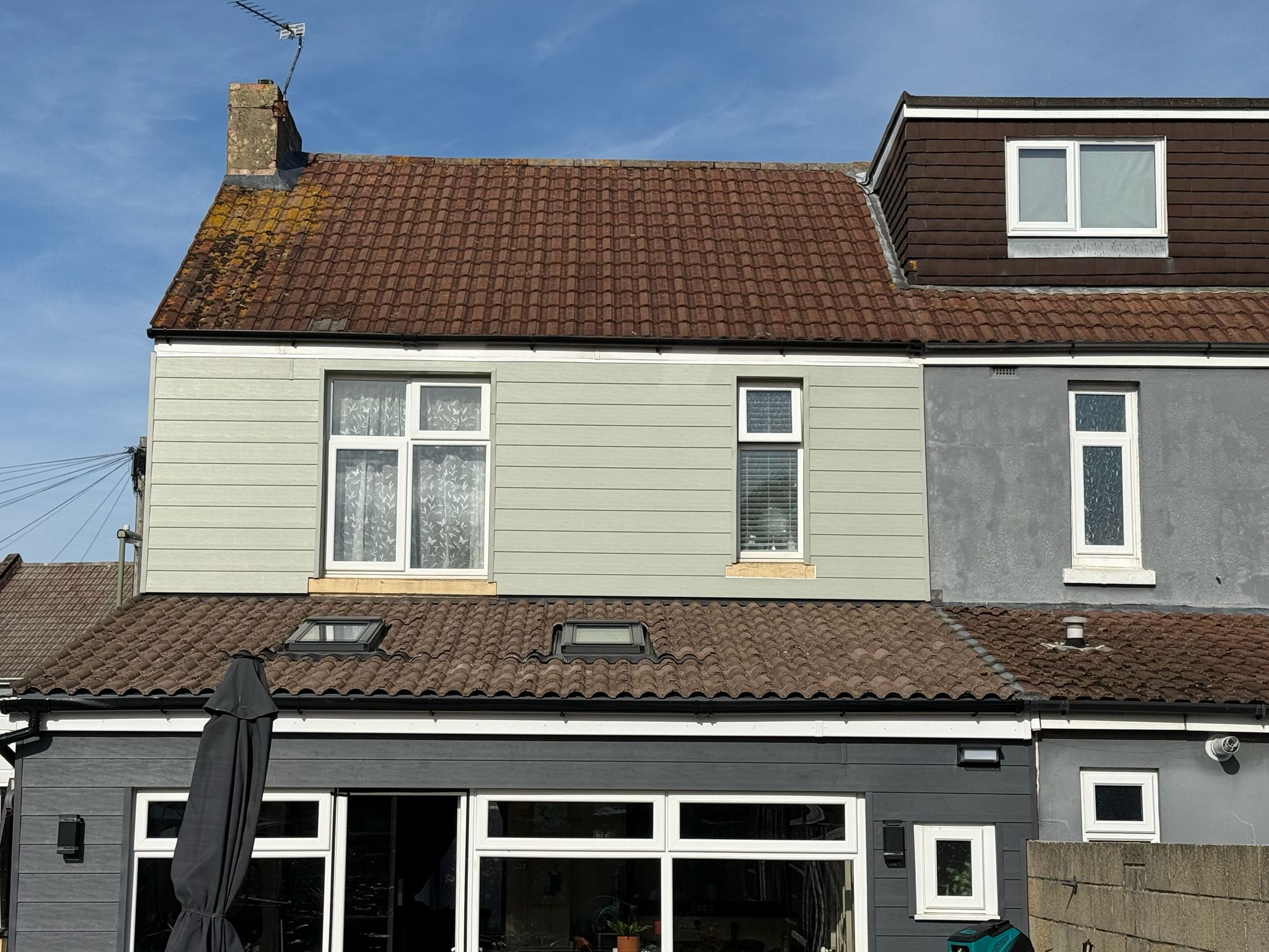 Finished home after rear conversion and cladding